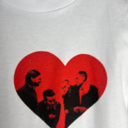 I heart guys in a band baby tee 7-8yr (seconds)