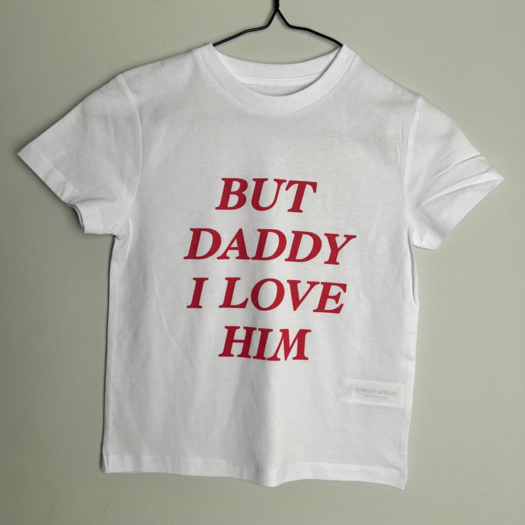 But daddy iove him baby tee 5-6yr (seconds)