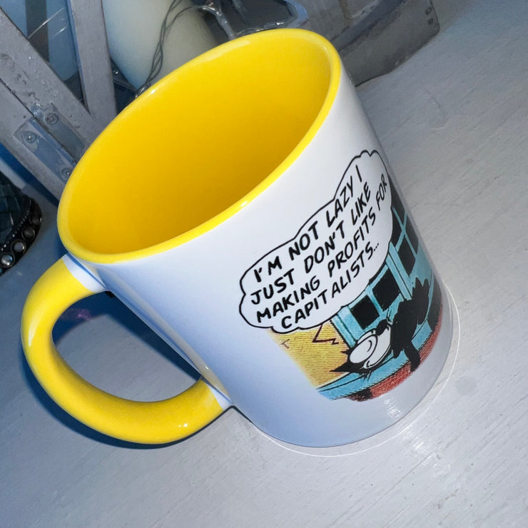 Felix the cat ‘I’m not lazy’ Mug