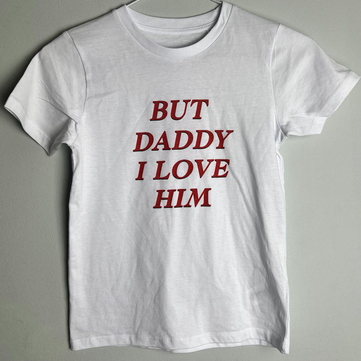 But daddy i love him baby tee 7-8yr (seconds)