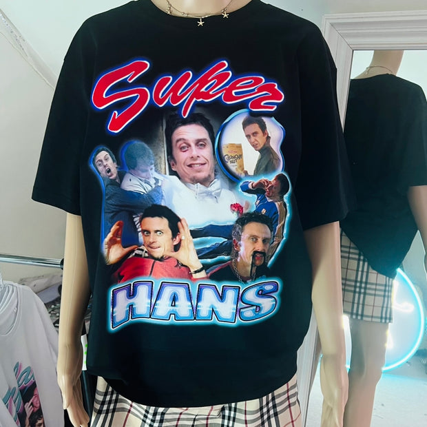 Super Hans homage T-shirt