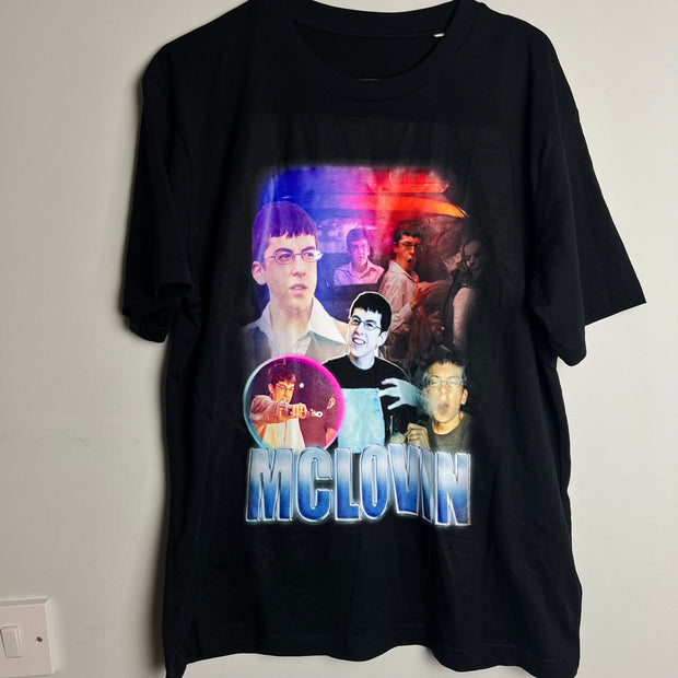 Mclovin homage tee Medium (seconds)