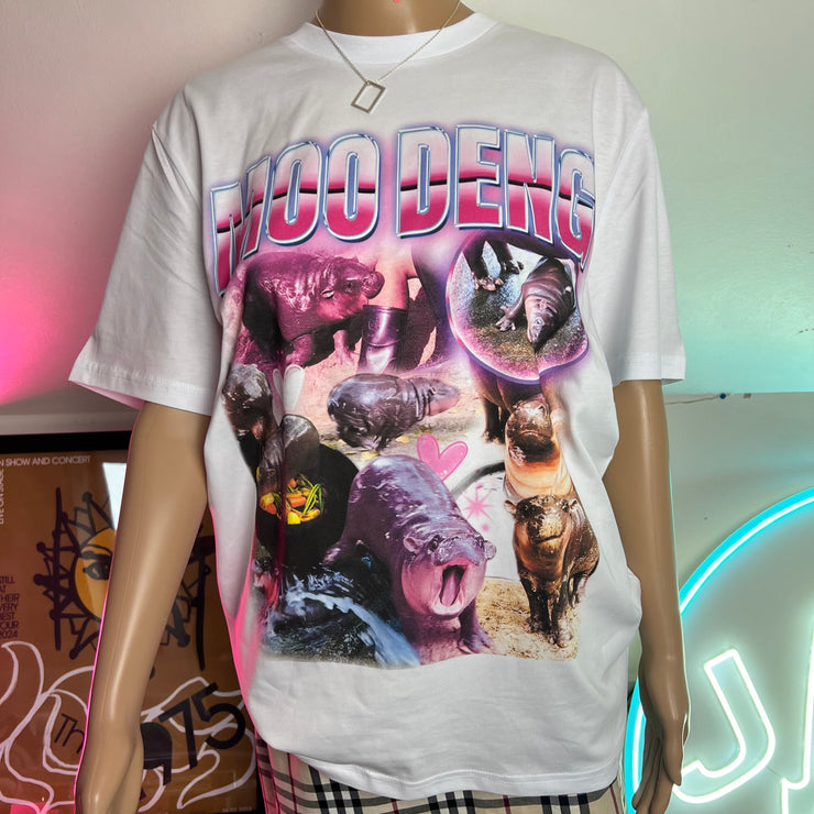 Moodeng homage T-shirt