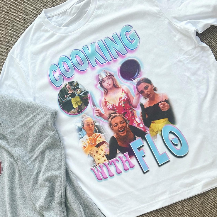 Cooking with Flo homage T-shirt