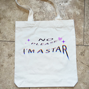 No , please i'm a star - tote bag