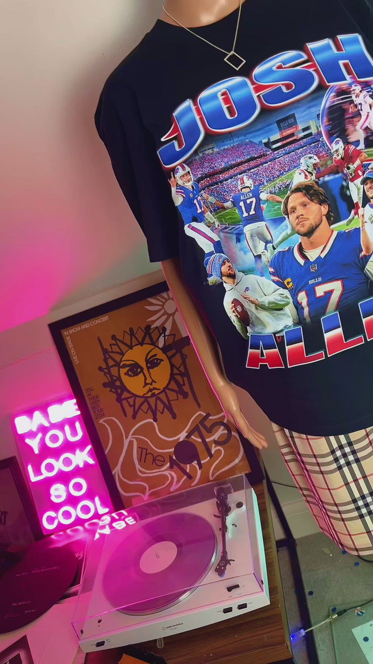 Josh Allen homage T-shirt