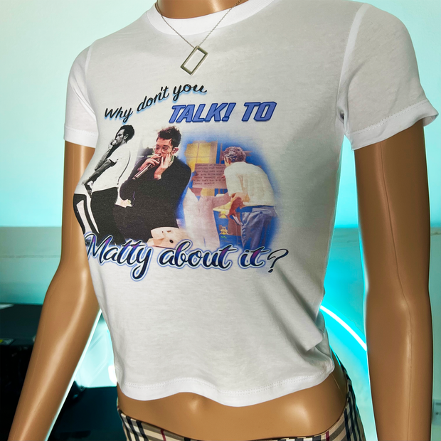 Talk to Matty about it Baby tee/kids t-shirt