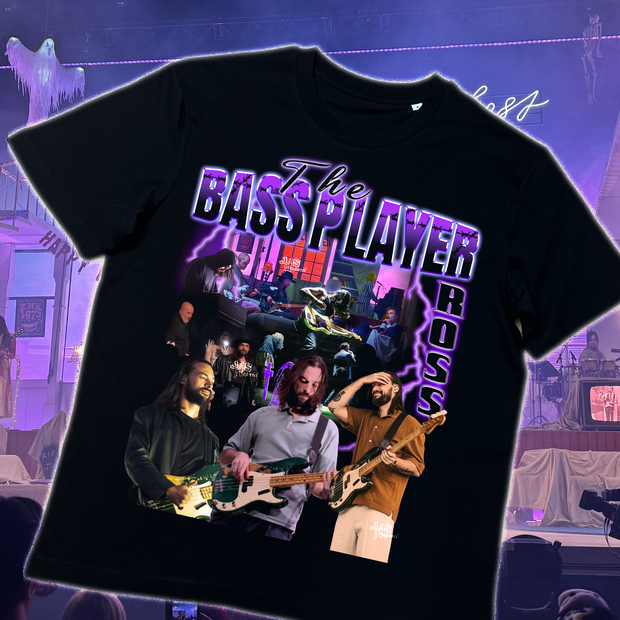 The Bassplayer Ross homage T-shirt